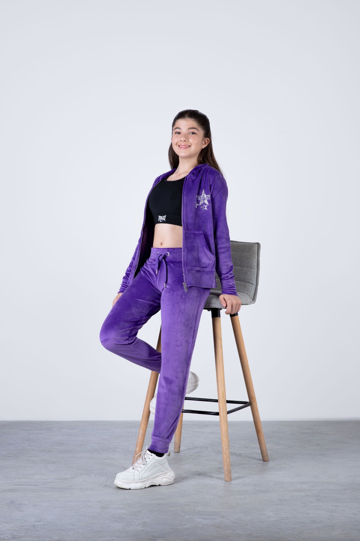 Jogger Display Niña Morado Everlast