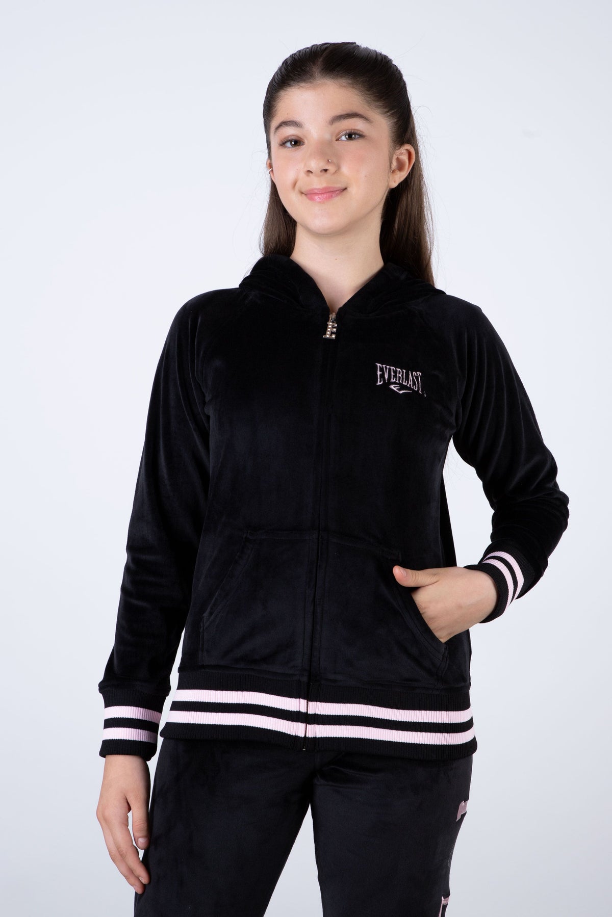 Chaqueta Valley Niña Negro Everlast