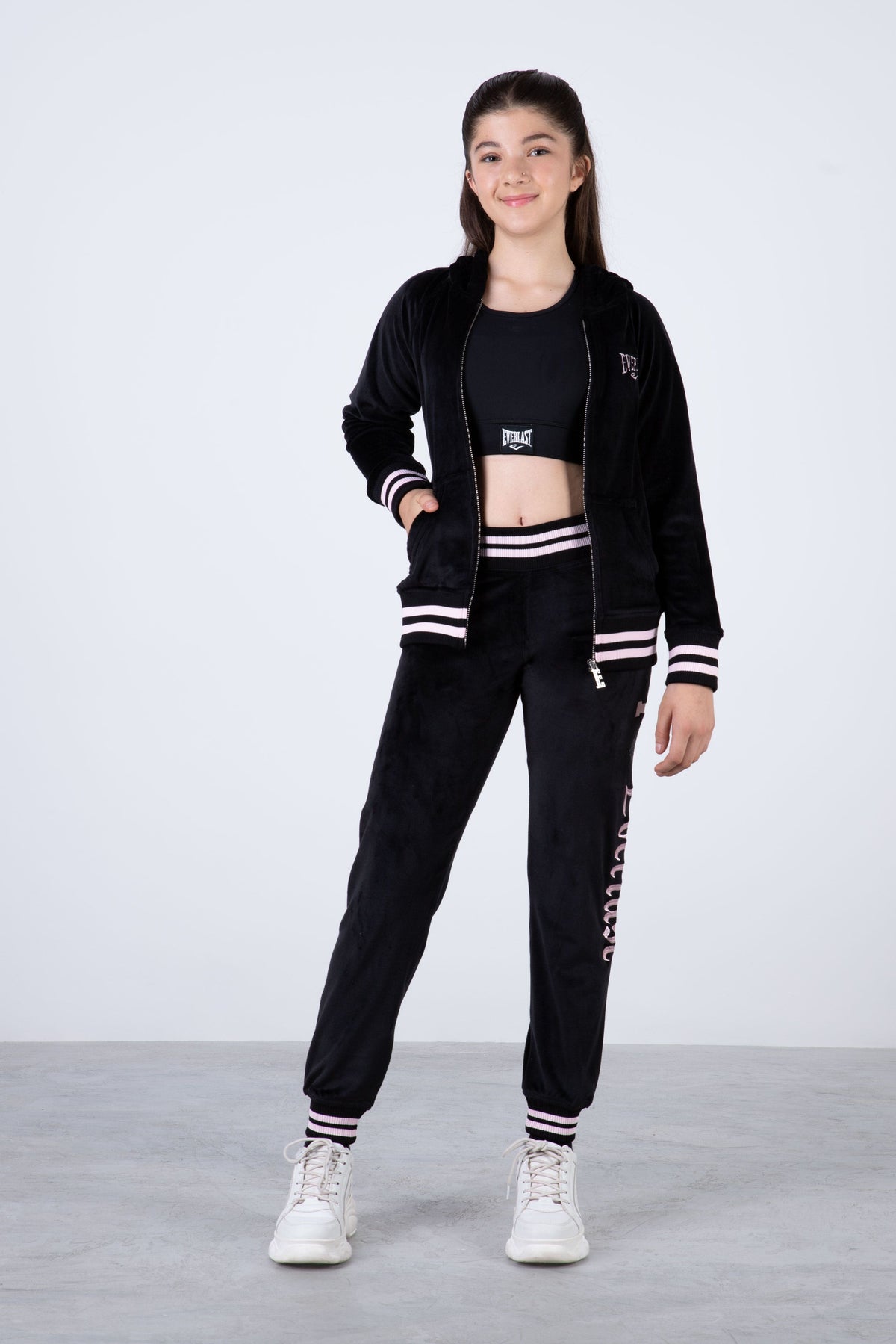 Chaqueta Valley Niña Negro Everlast