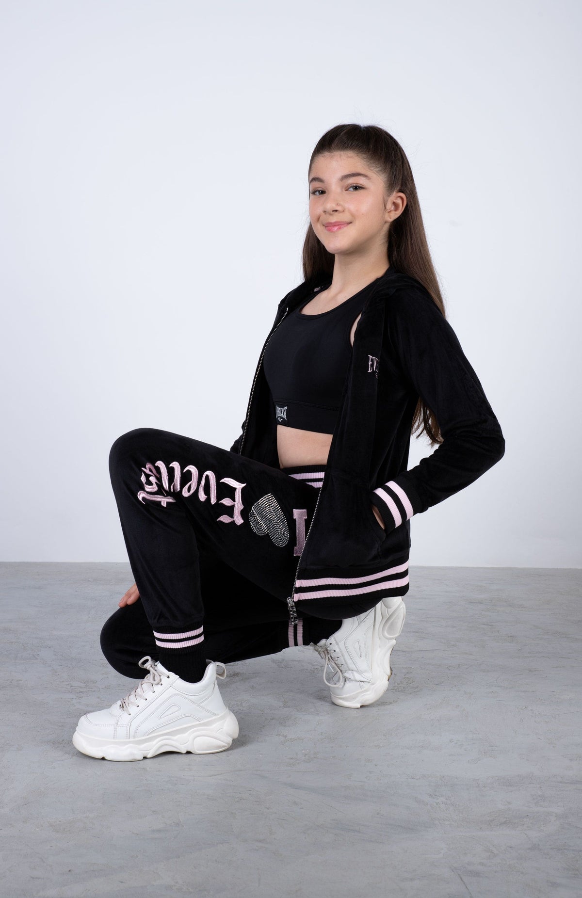 Jogger Valley Niña Negro Everlast