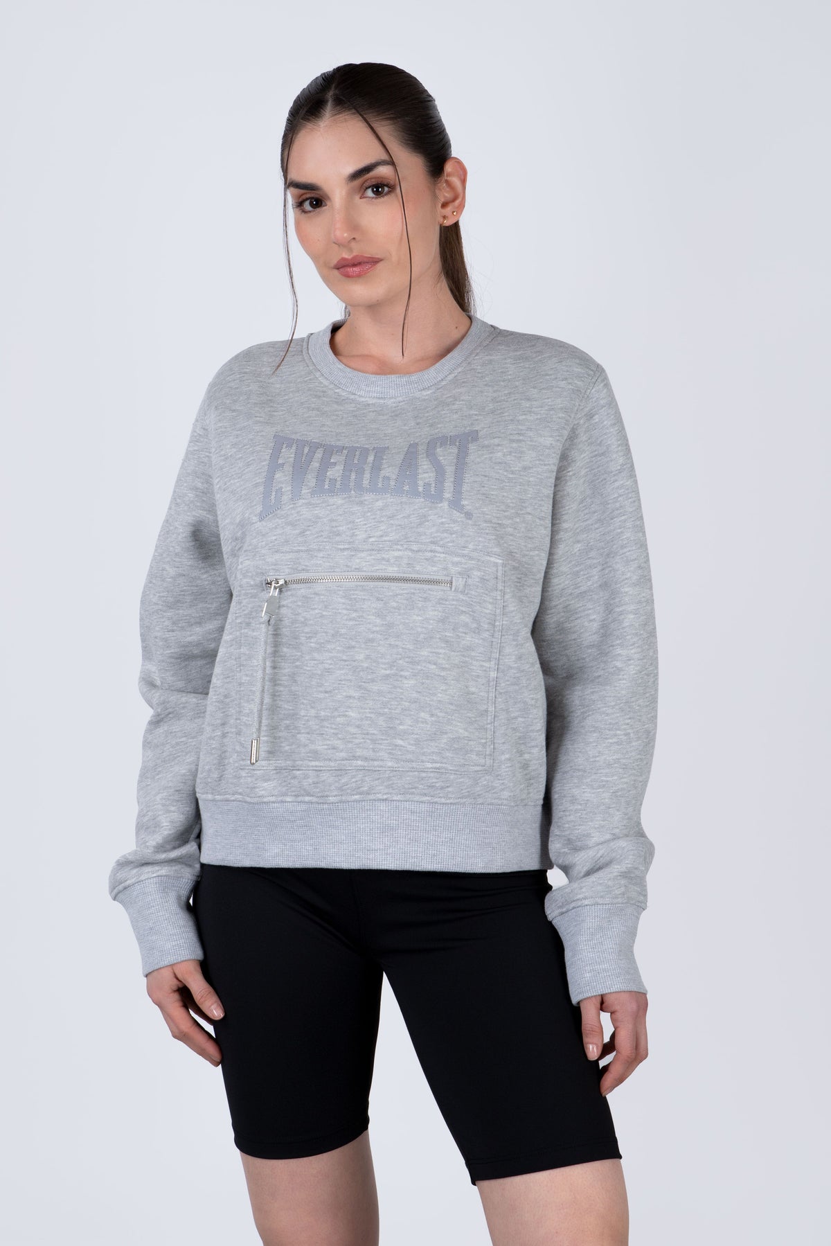 Poleron Crew Neck Extreme Gris Everlast