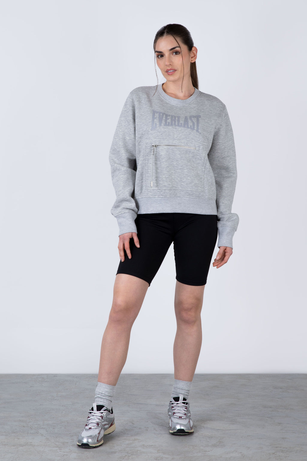 Poleron Crew Neck Extreme Gris Everlast