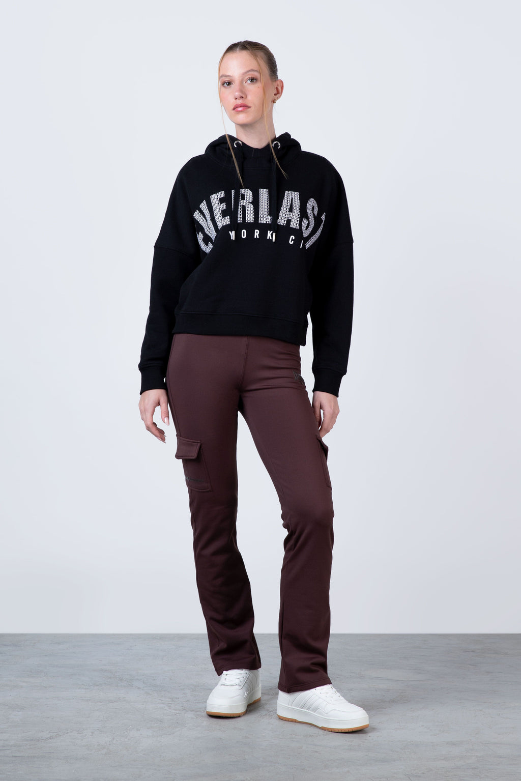 Poleron Hood Full Negro Everlast