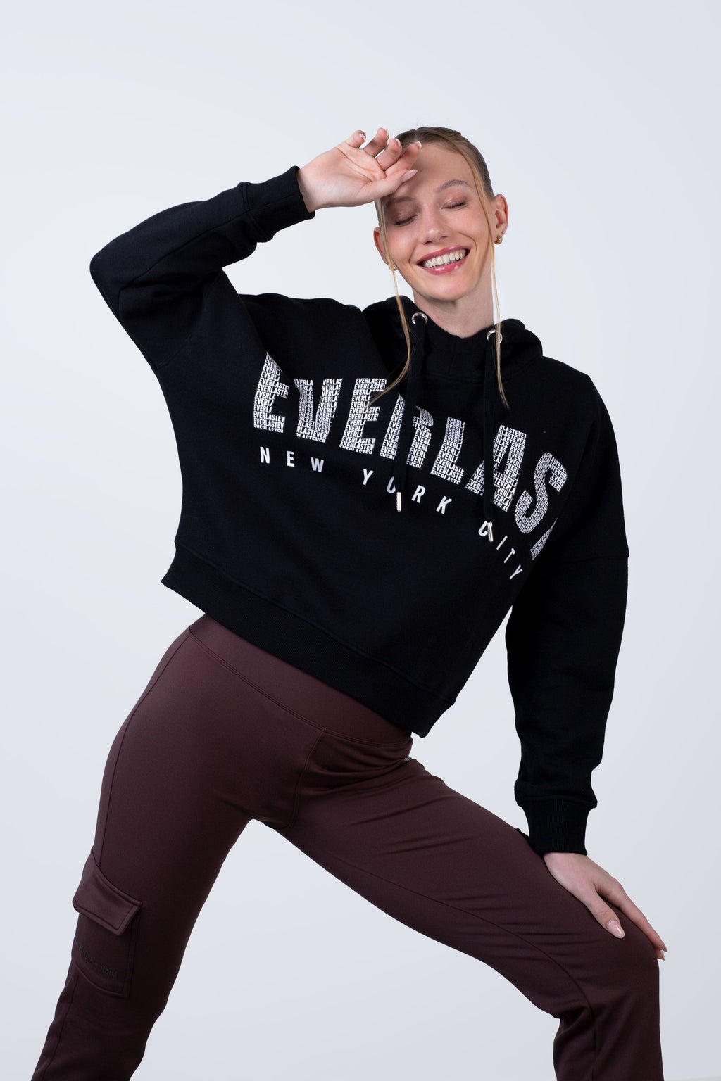 Poleron Hood Full Negro Everlast
