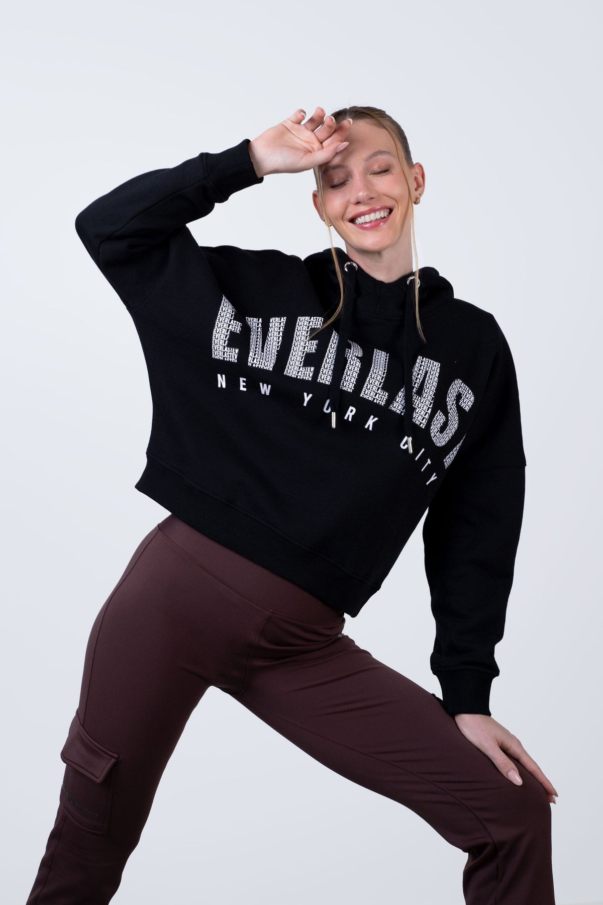 Poleron Hood Full Negro Everlast