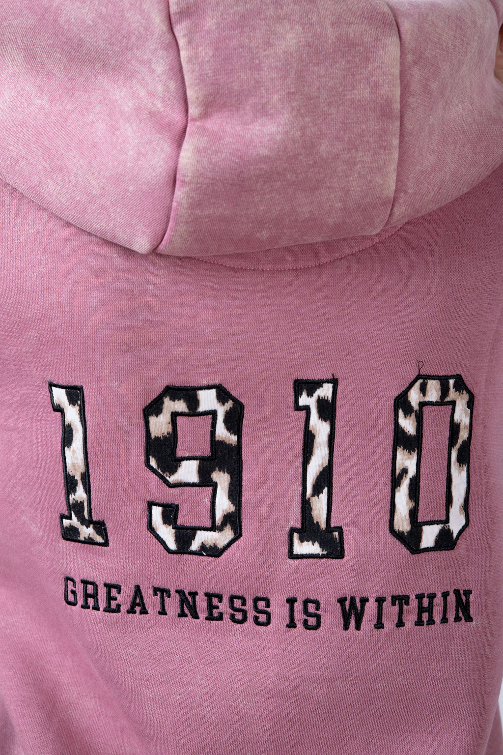 Poleron Hood French Rosado Everlast