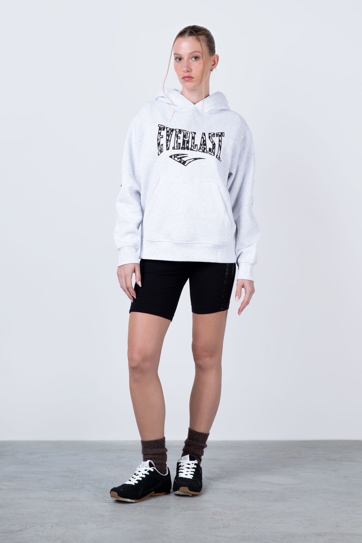 Poleron Hood French Gris Everlast