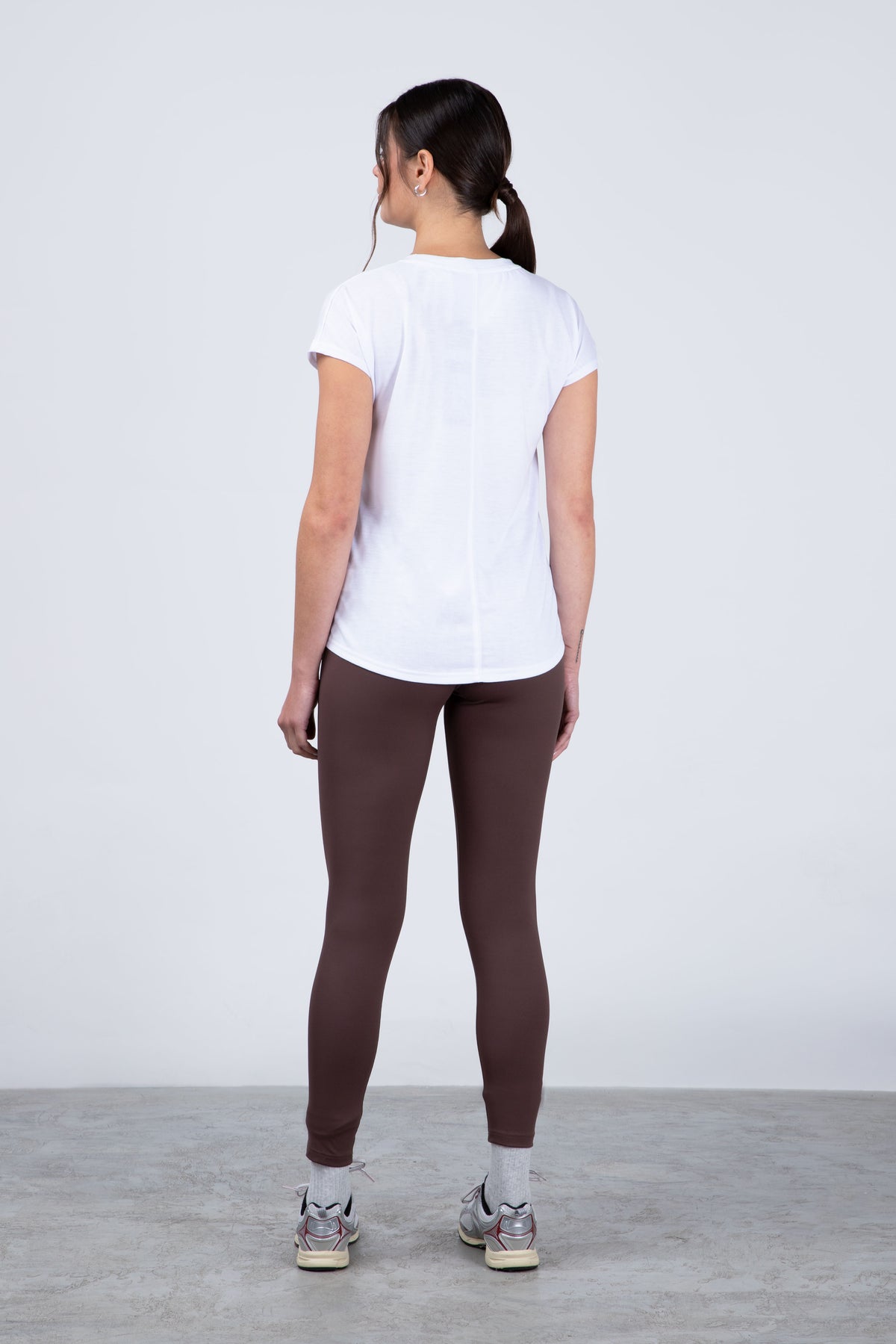 Polera Manga Corta Garden Blanco