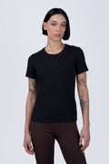 Polera Manga Corta Texas Negro