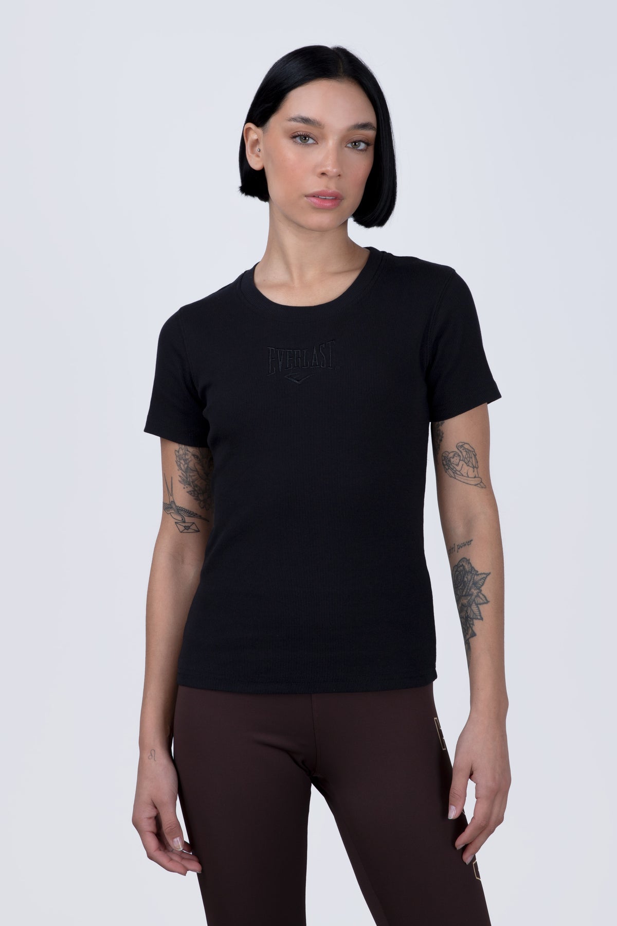 Polera Manga Corta Texas Negro