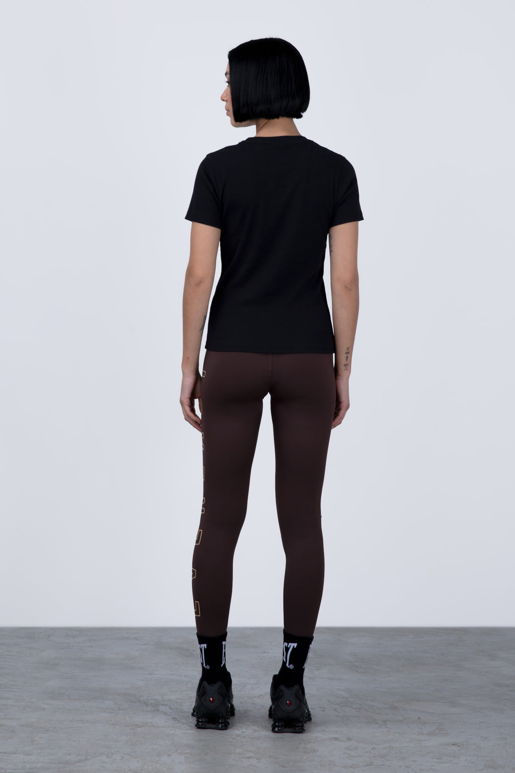 Polera Manga Corta Texas Negro