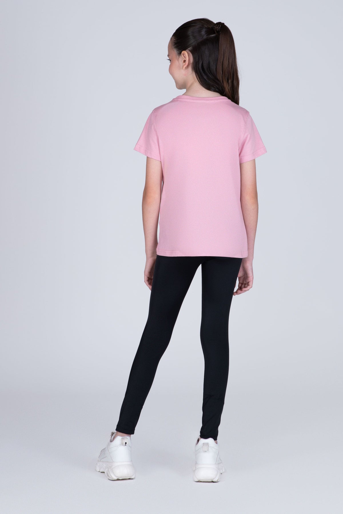 Polera Manga Corta Assist Niña Rosado Everlast