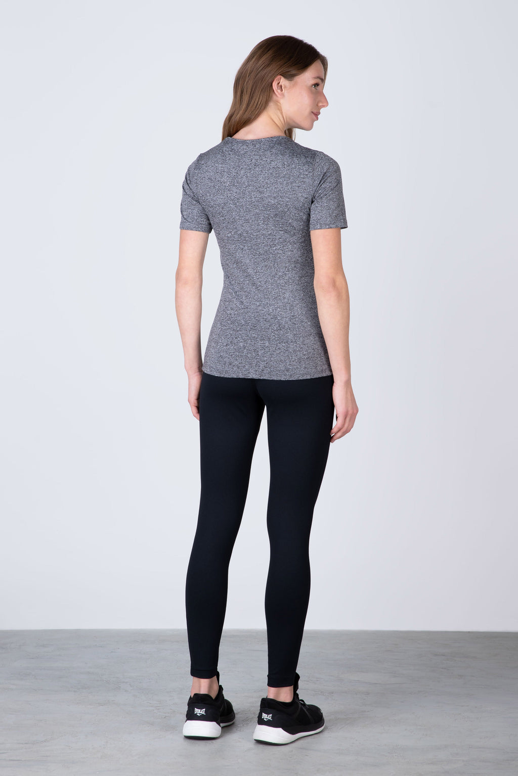 Polera Manga Corta Basic Gris Everlast