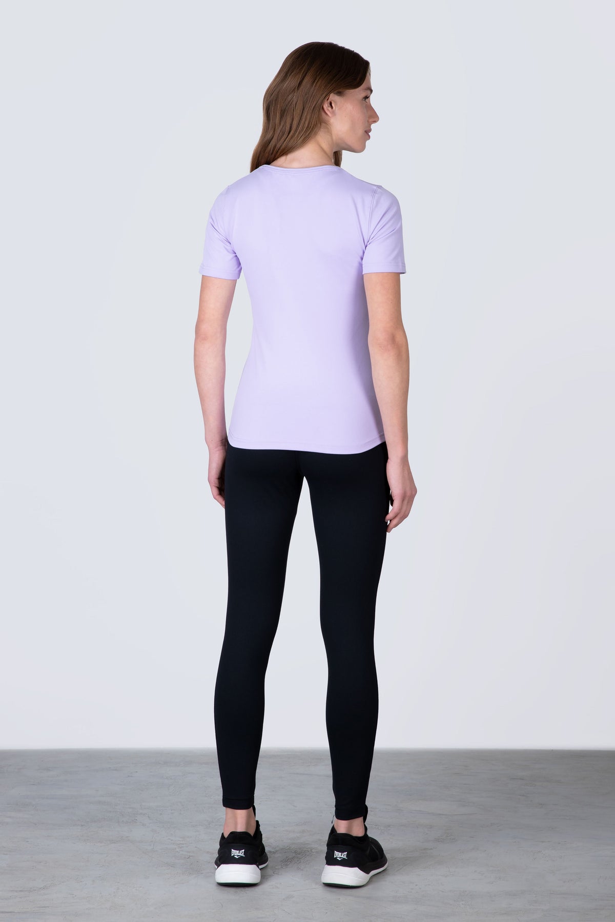 Polera Manga Corta Basic Morado Everlast