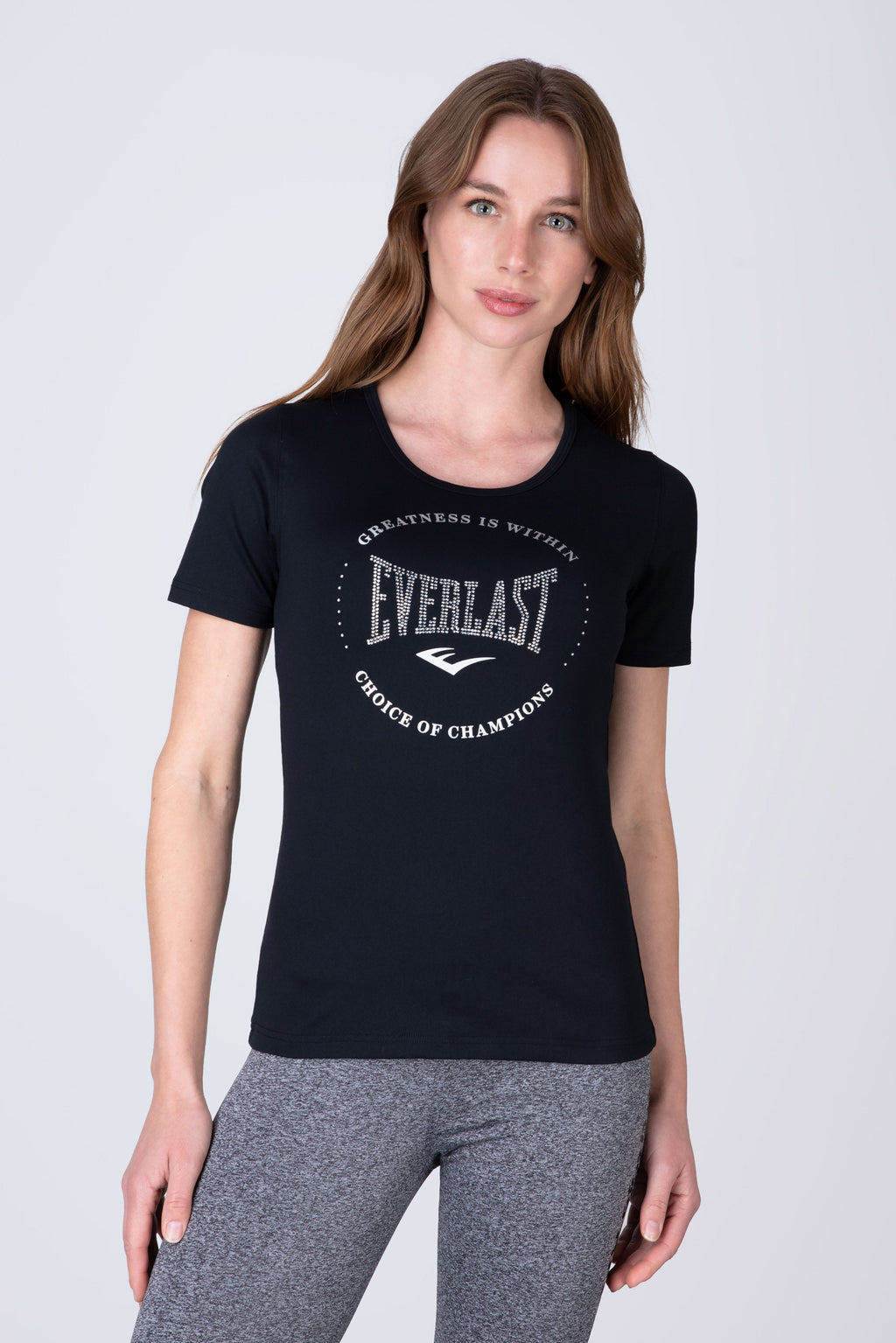 Polera Manga Corta Basic Negro Everlast