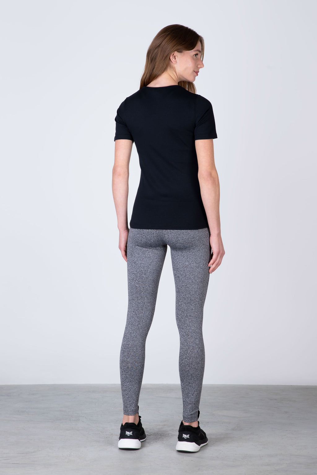 Polera Manga Corta Basic Negro Everlast