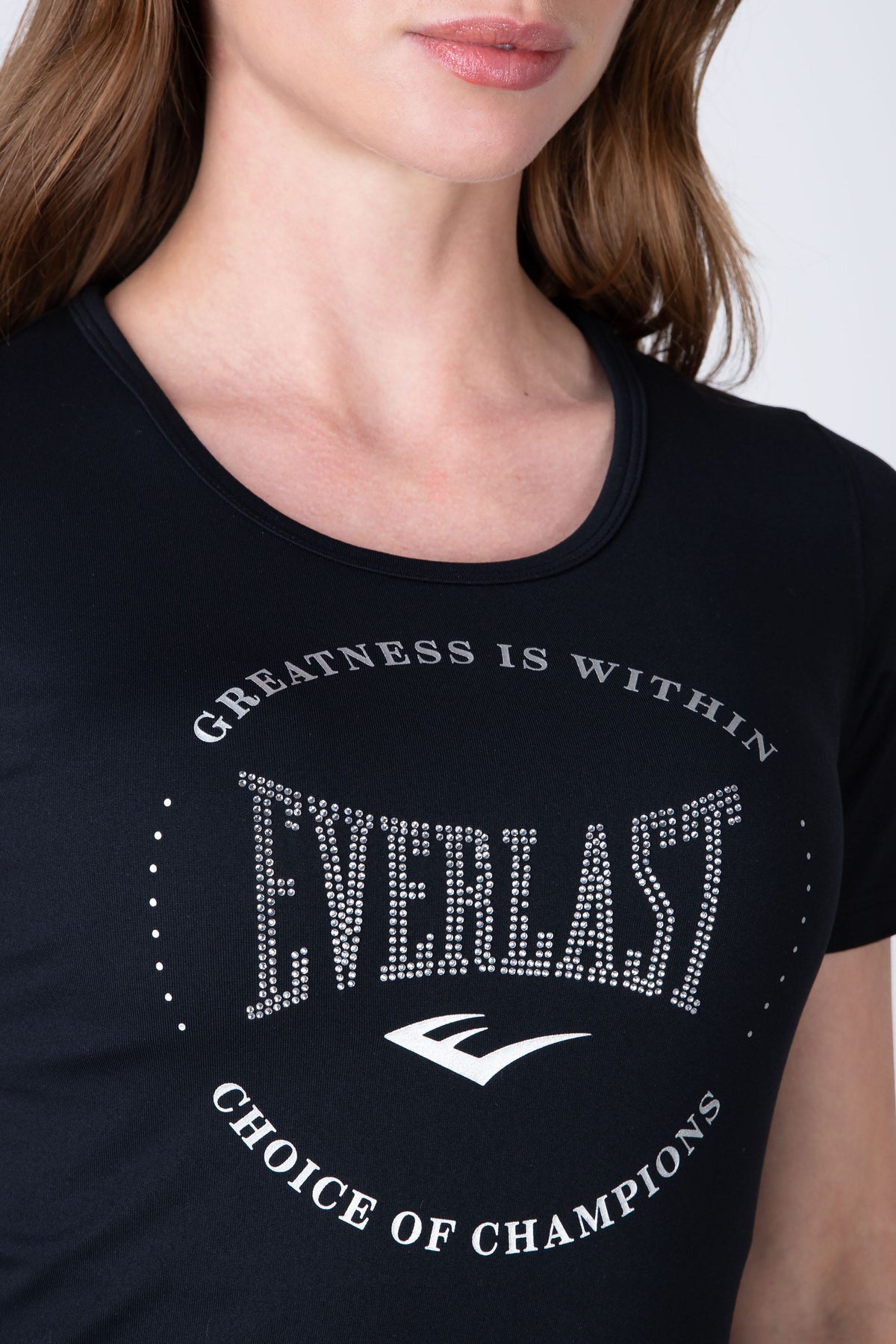Polera Manga Corta Basic Negro Everlast