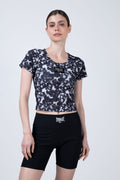 Polera Manga Corta Tremont Print Negro Everlast