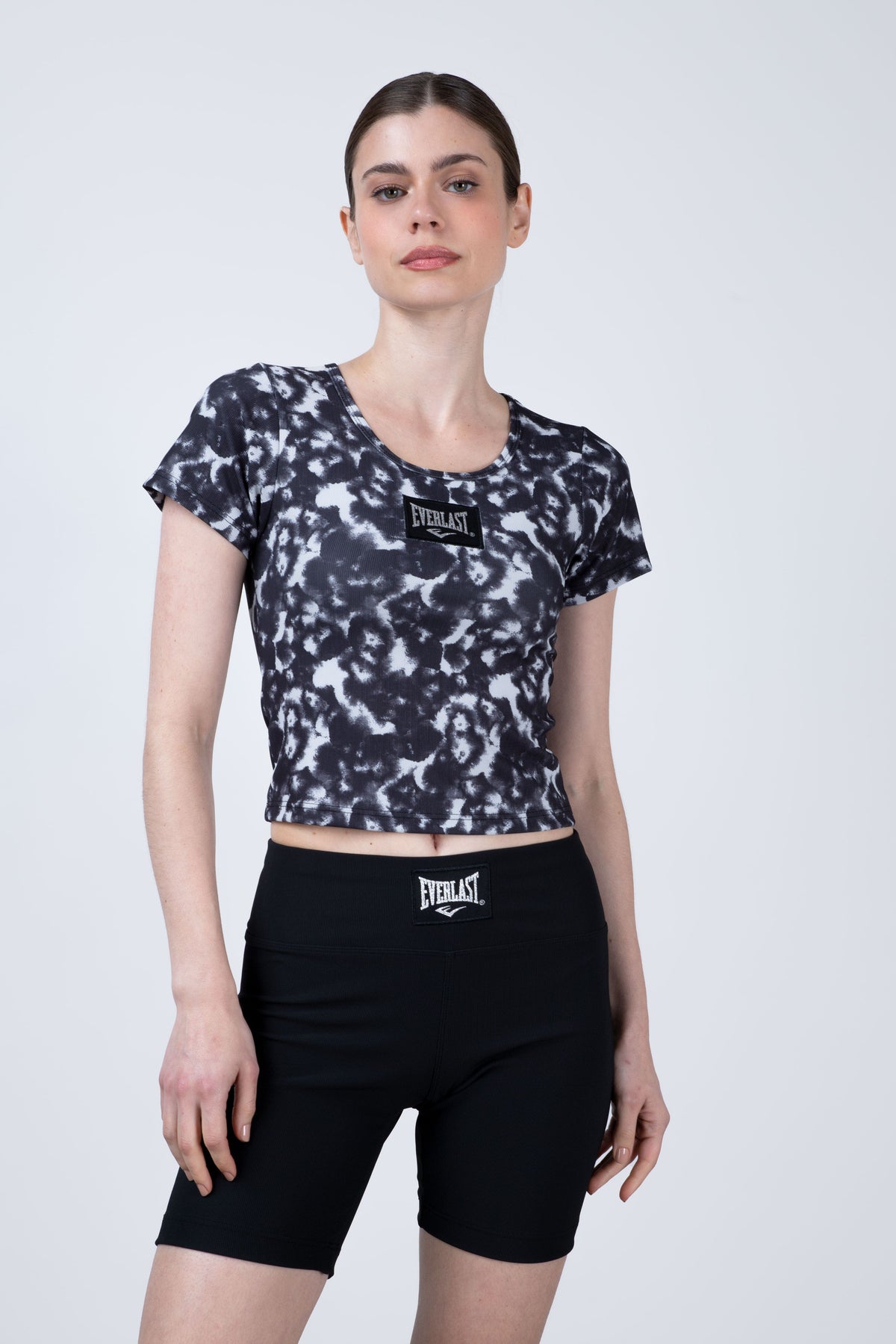 Polera Manga Corta Tremont Print Negro Everlast