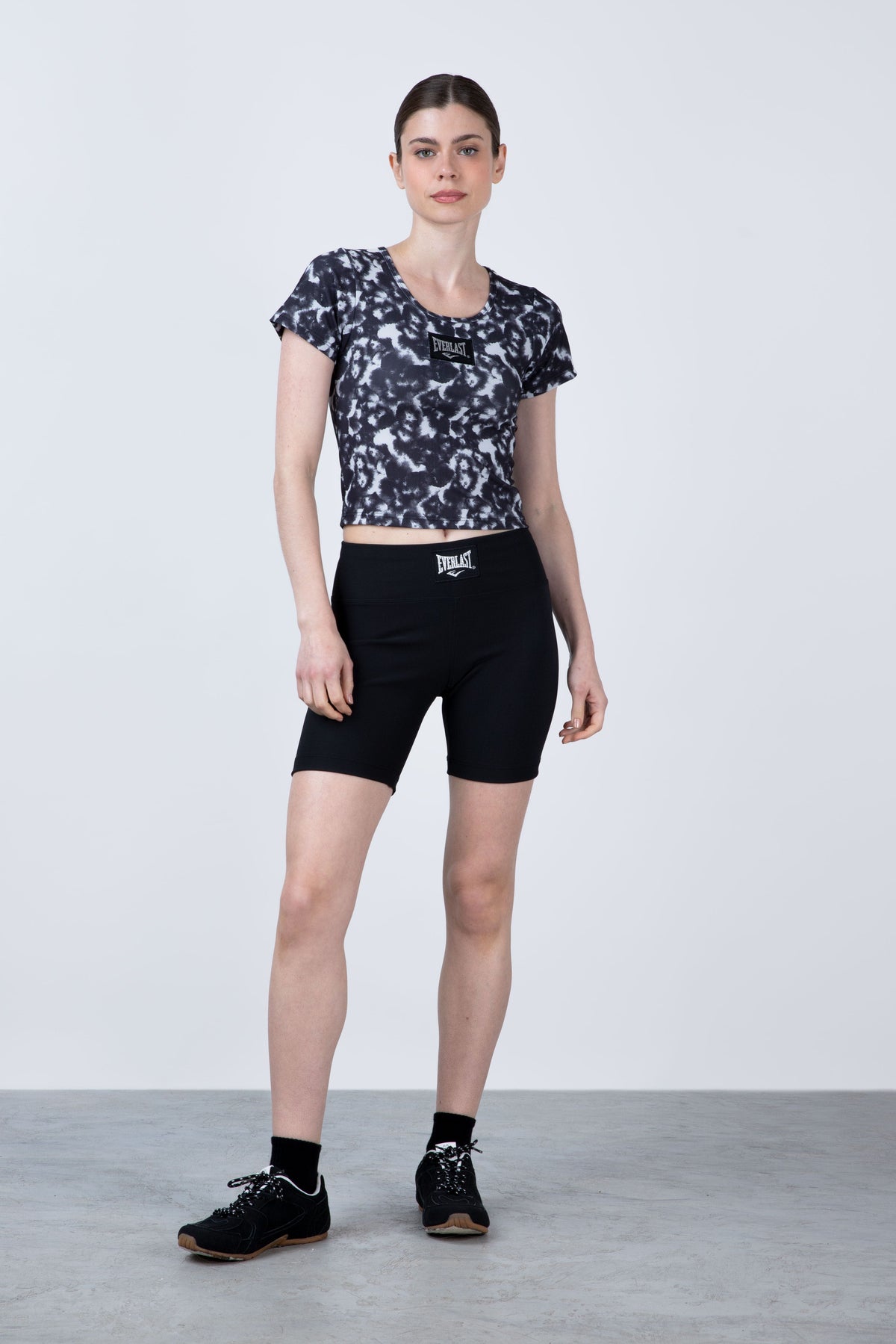 Polera Manga Corta Tremont Print Negro Everlast