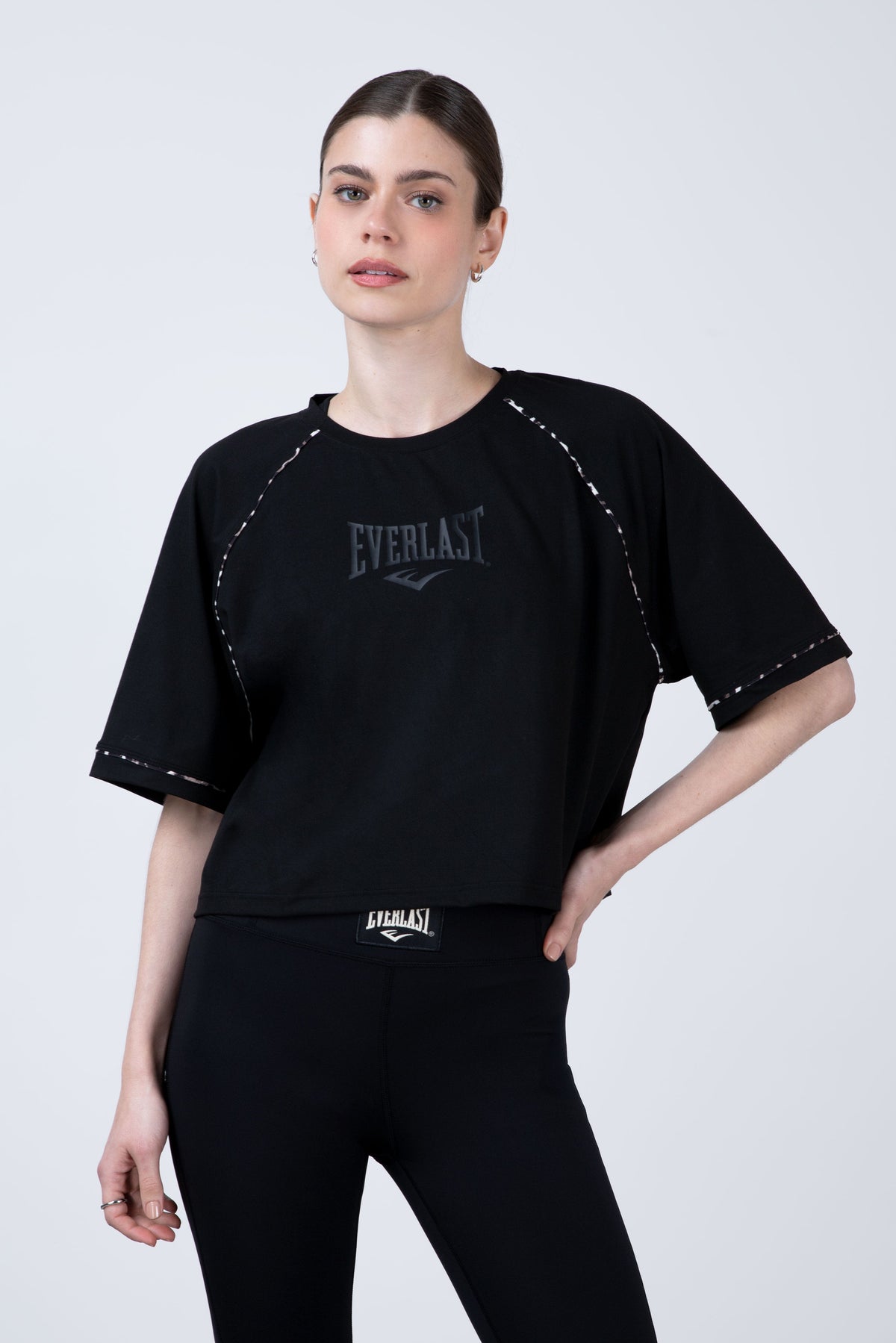 Polera Manga Corta Squad Negro Everlast