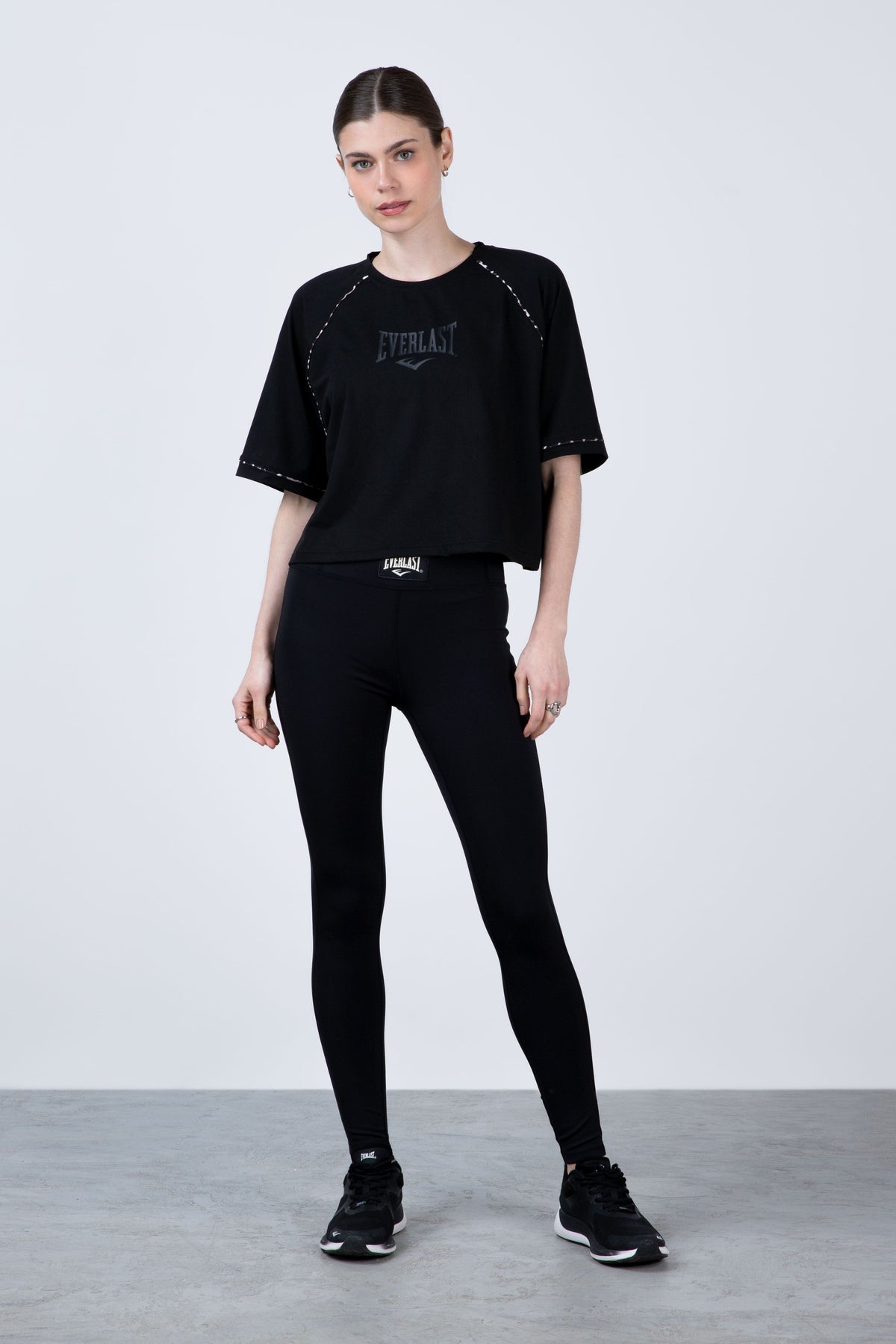 Polera Manga Corta Squad Negro Everlast