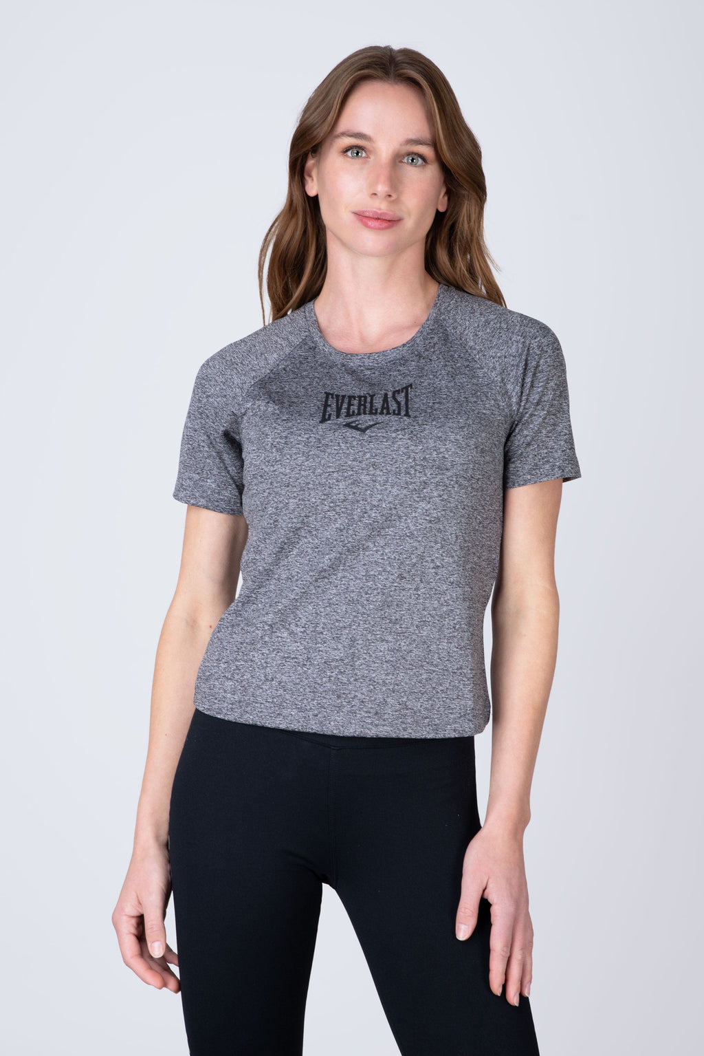 Polera Manga Corta Springs Gris Everlast