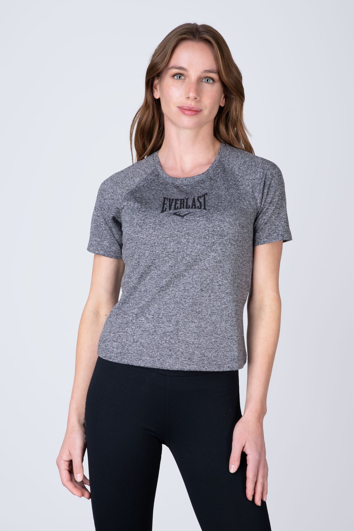 Polera Manga Corta Springs Gris Everlast