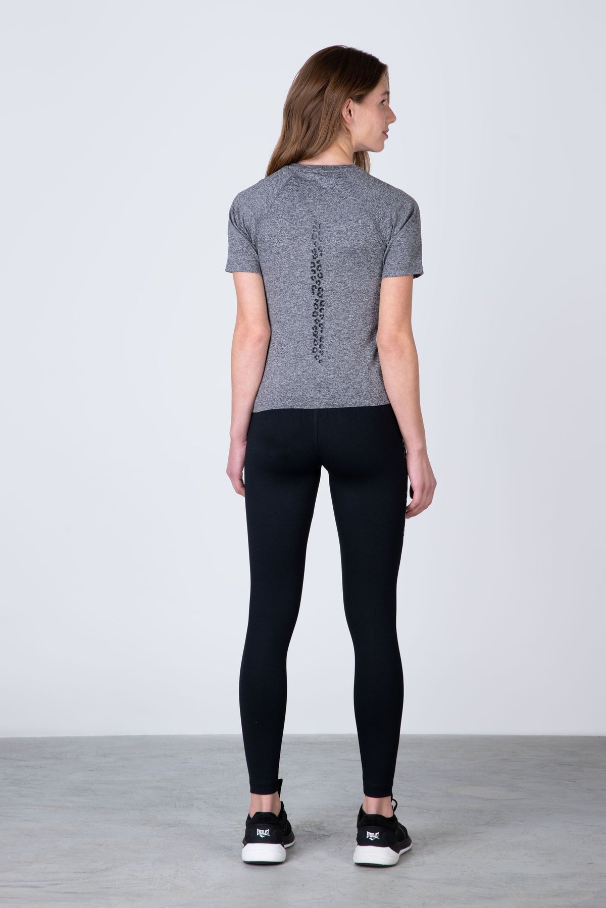 Polera Manga Corta Springs Gris Everlast