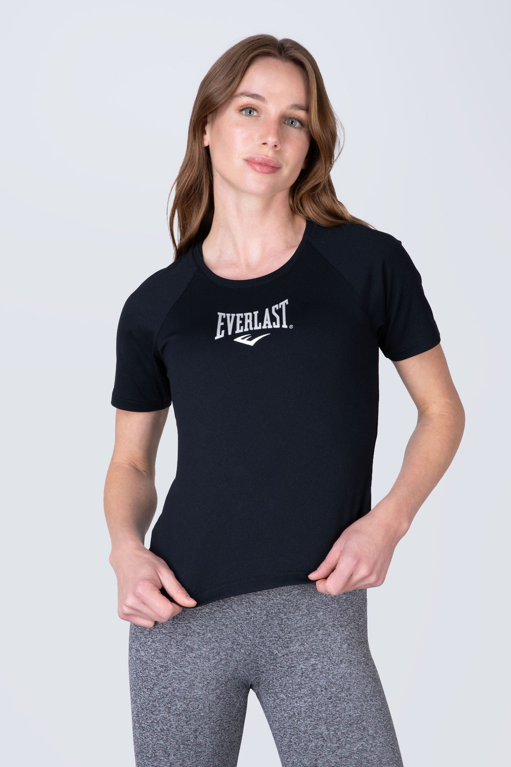 Polera Manga Corta Springs Negro Everlast