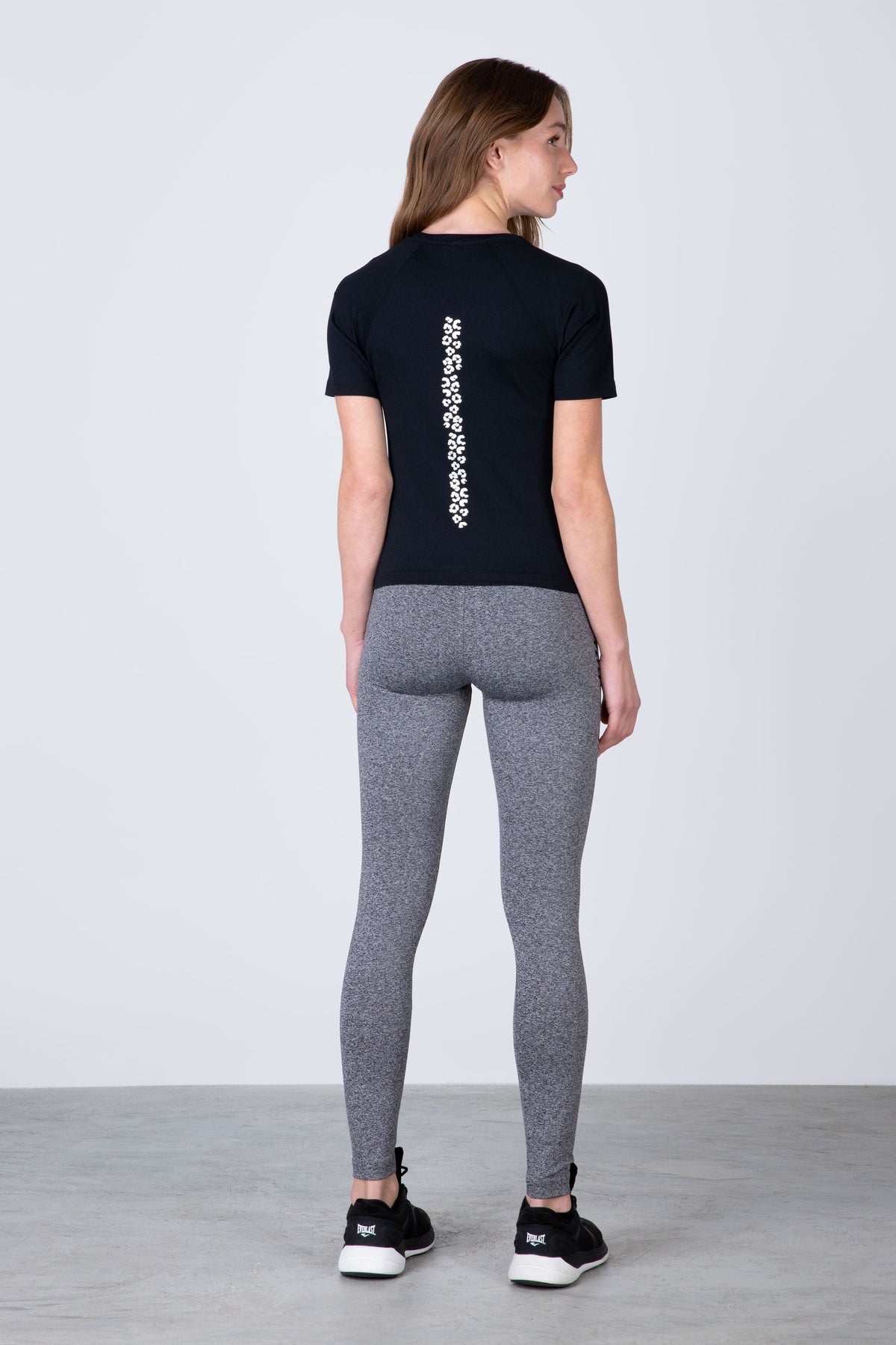 Polera Manga Corta Springs Negro Everlast