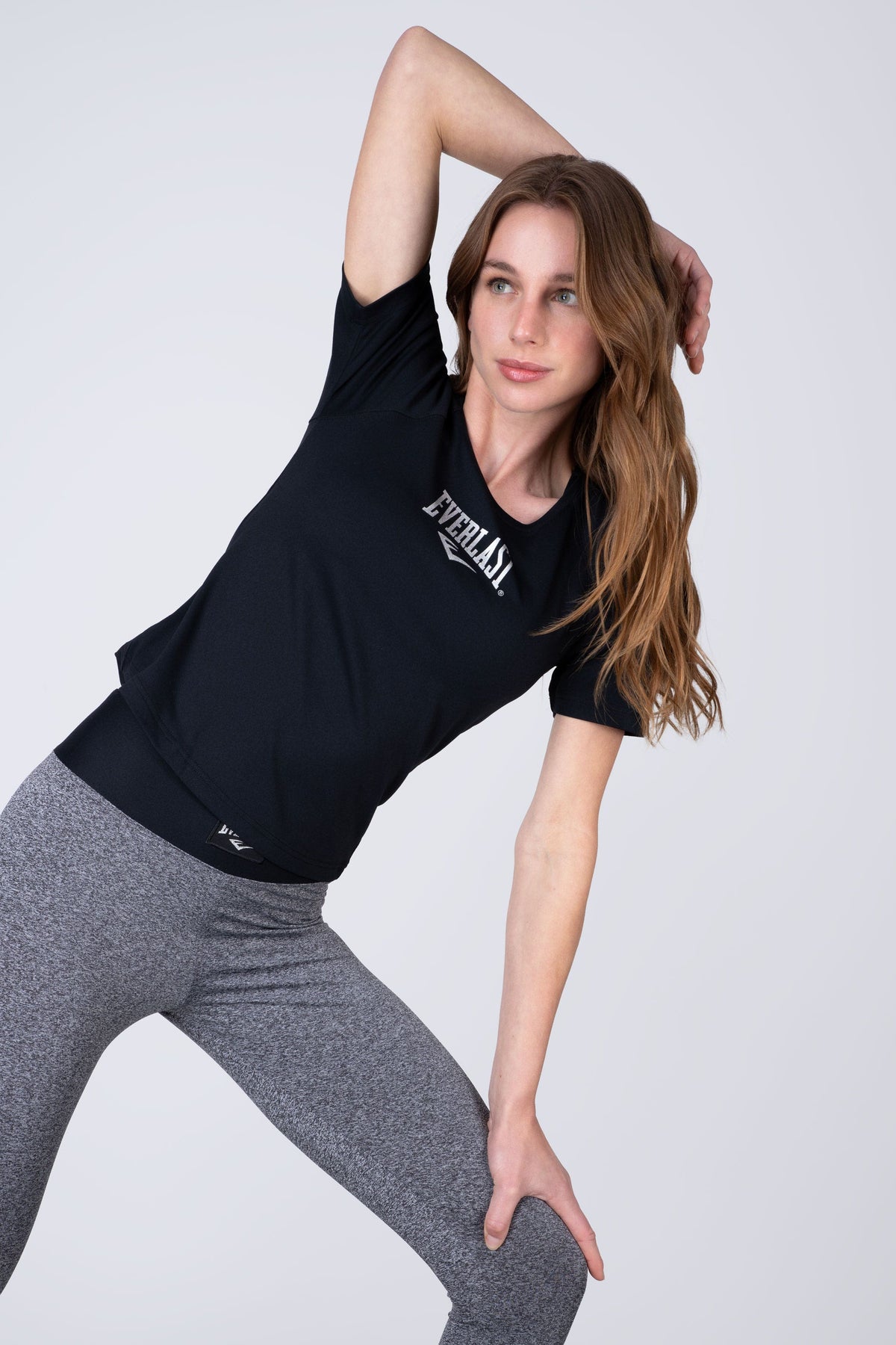 Polera Manga Corta Springs Negro Everlast