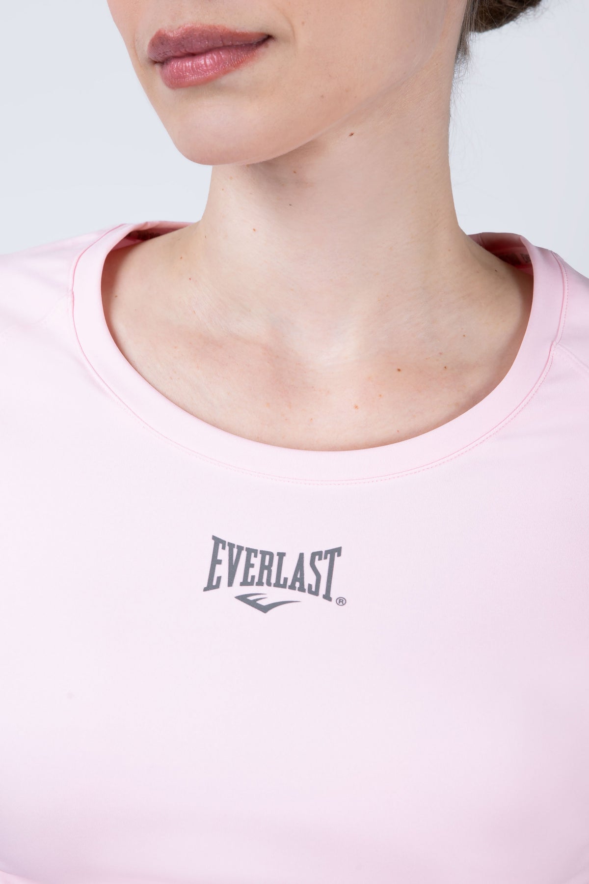 Polera Manga Corta Rush Rosado Everlast
