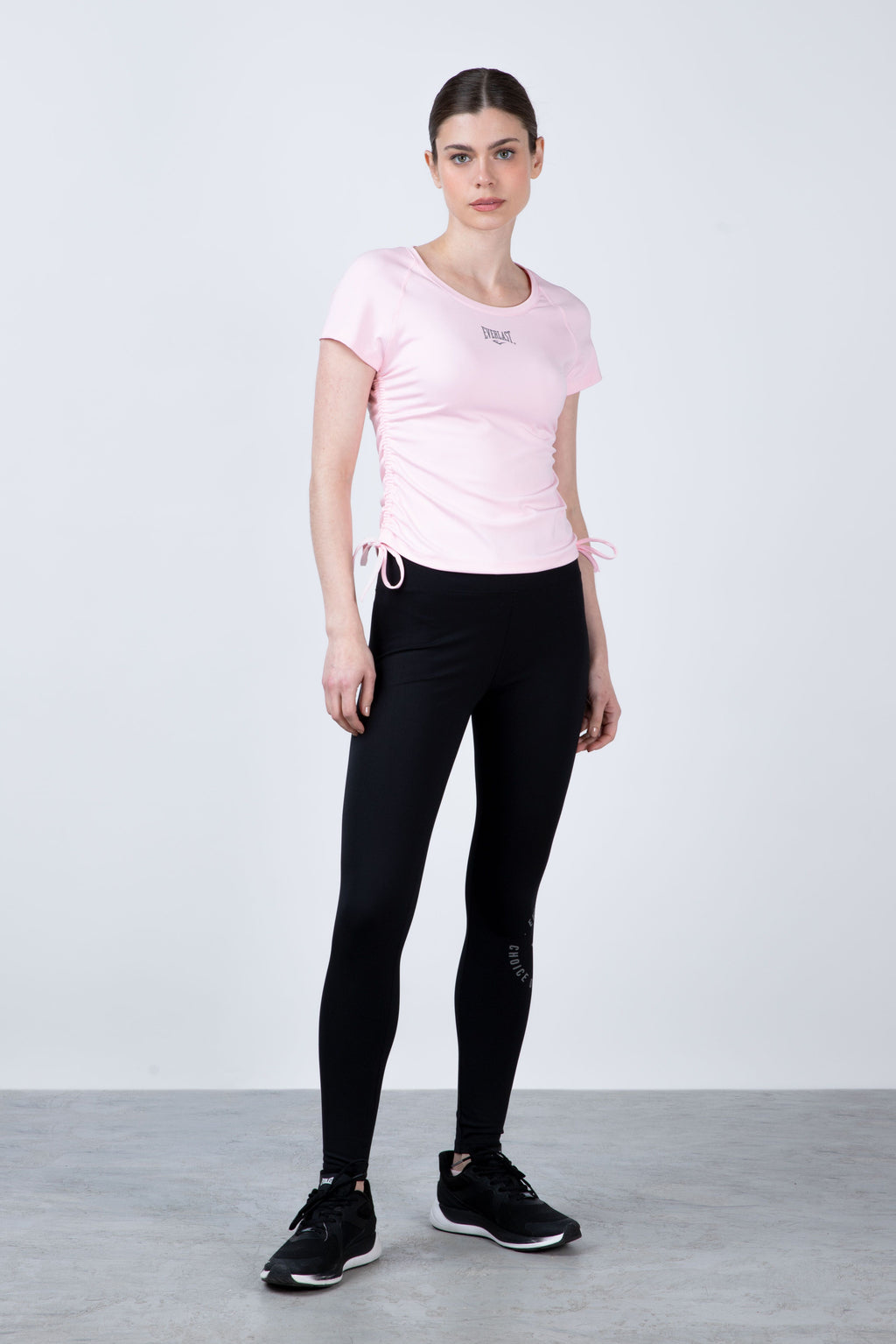 Polera Manga Corta Rush Rosado Everlast
