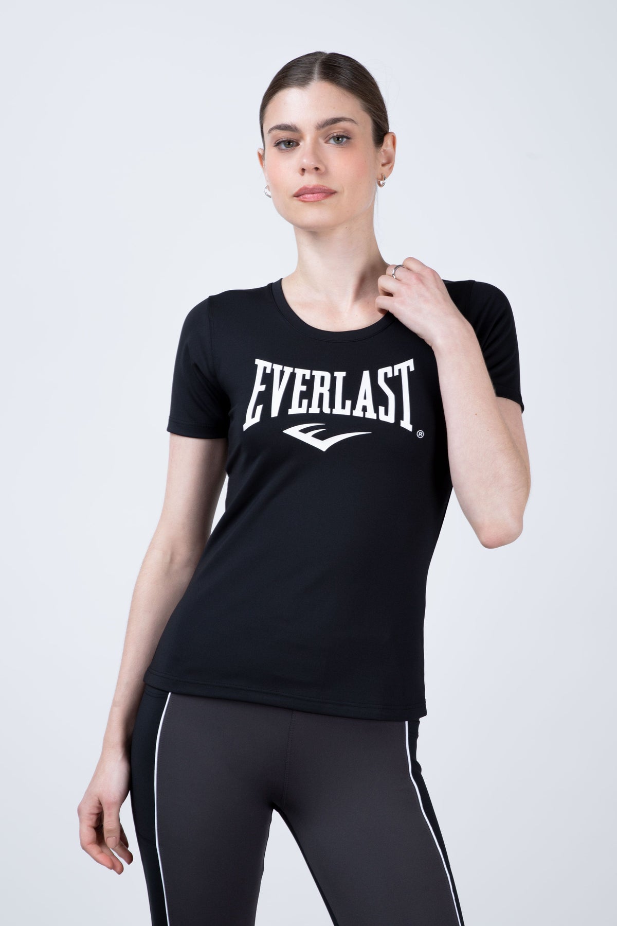 Polera Manga Corta Good Negro Everlast