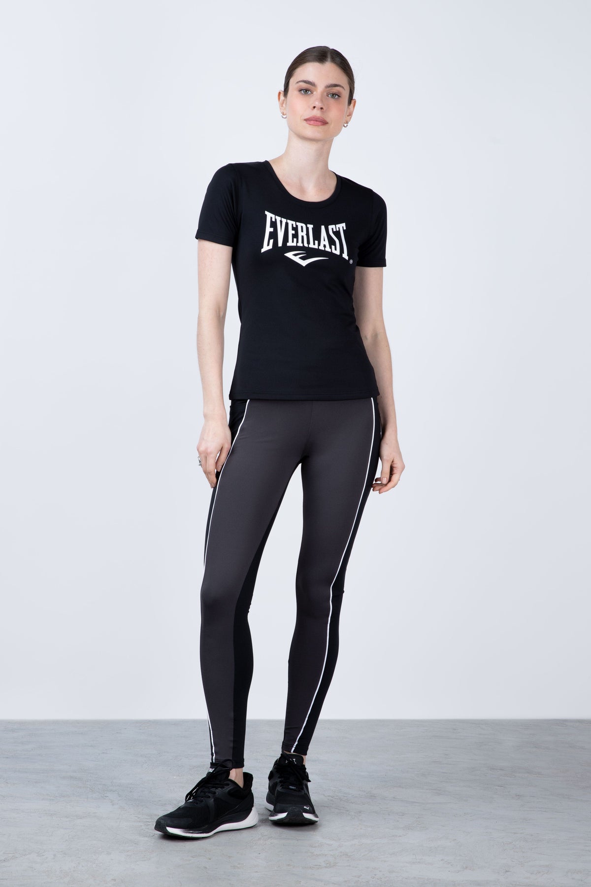 Polera Manga Corta Good Negro Everlast