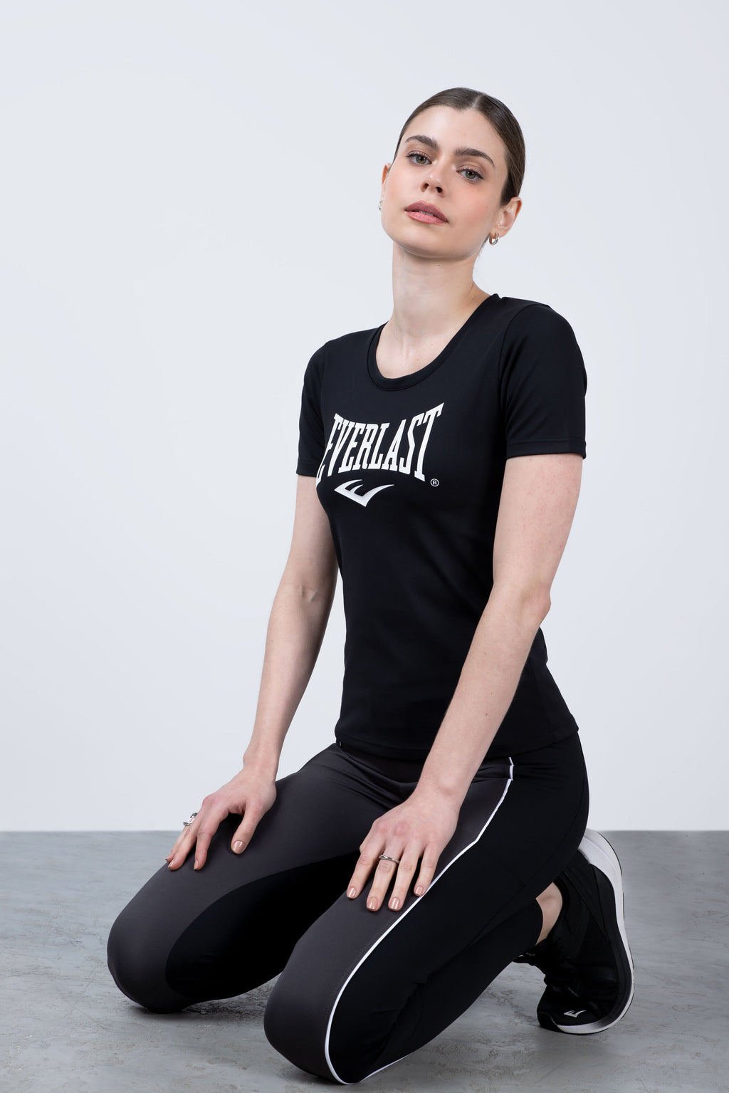 Polera Manga Corta Good Negro Everlast