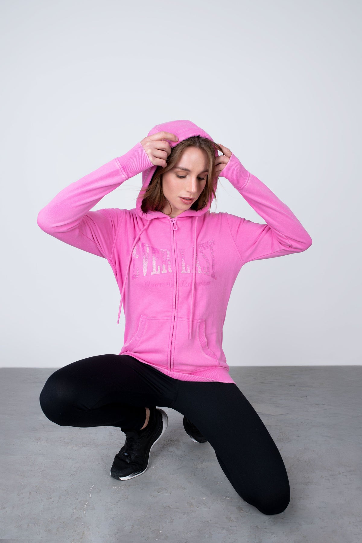 Chaqueta Hood Classic Rosado Everlast