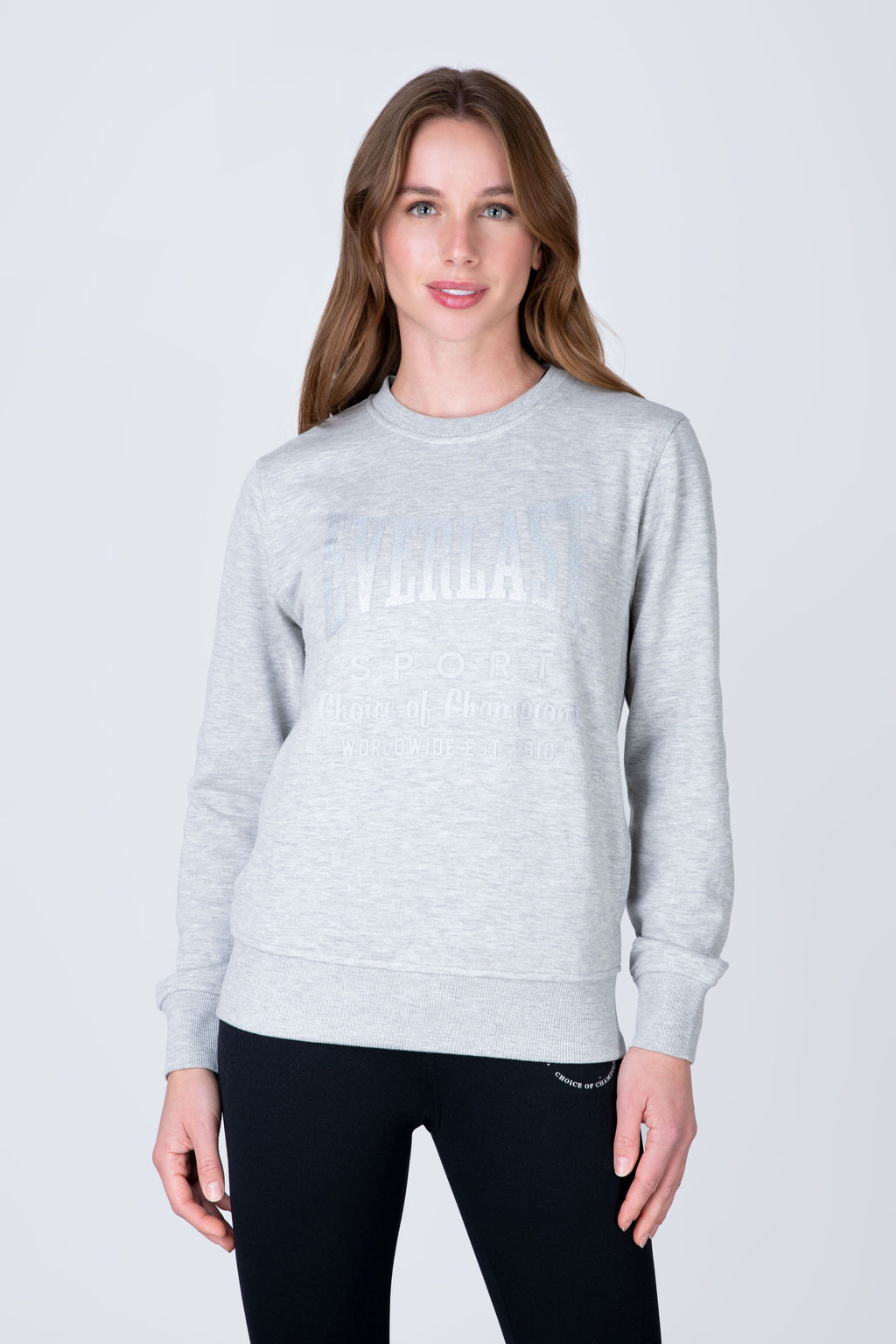 Poleron Crew Neck Classic Gris Everlast