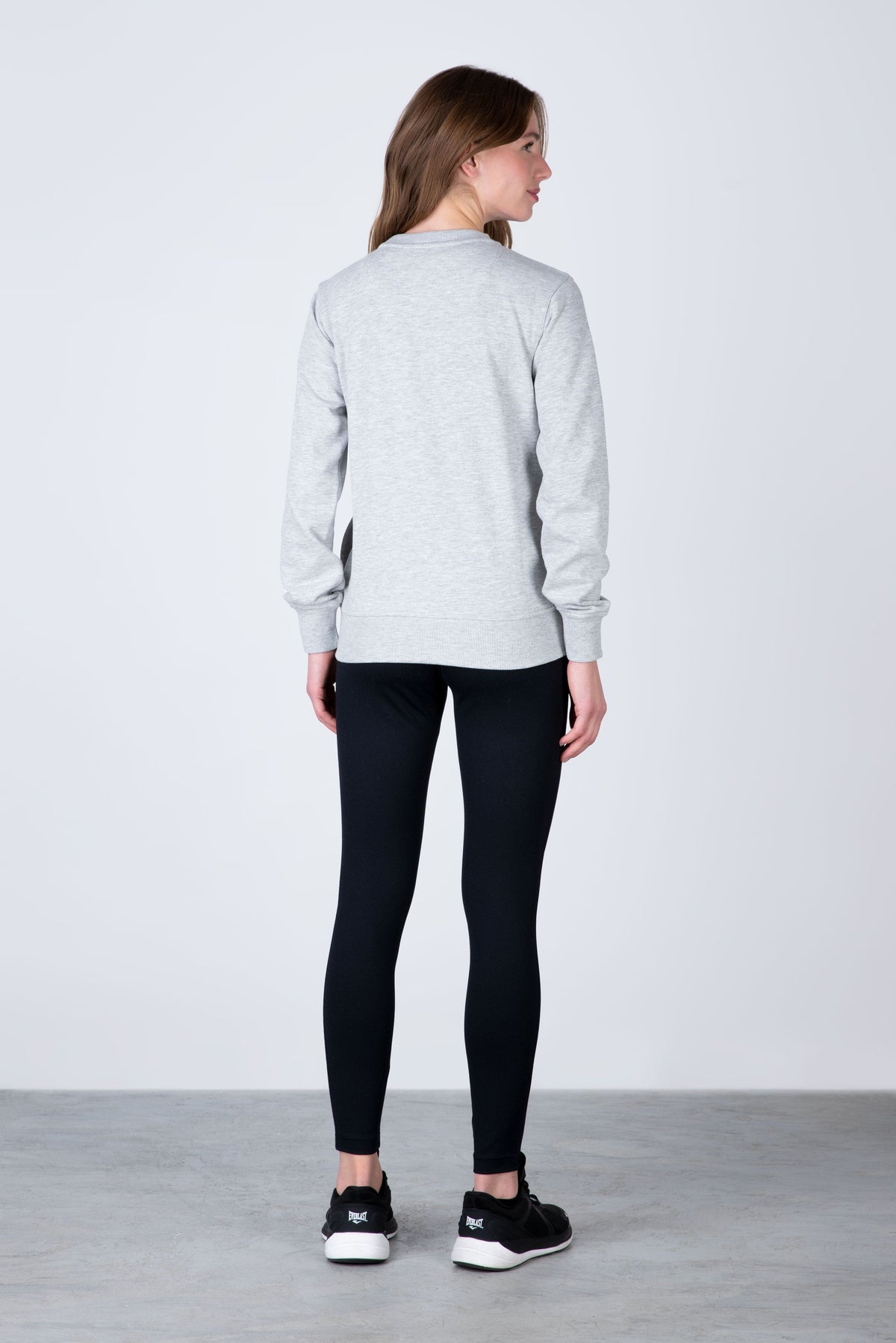 Poleron Crew Neck Classic Gris Everlast