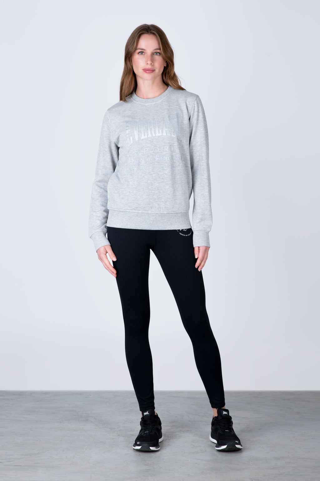 Poleron Crew Neck Classic Gris Everlast