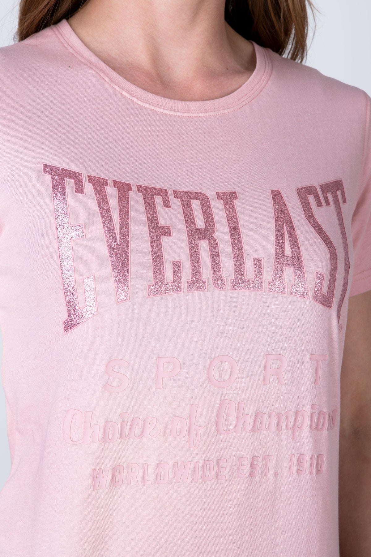 Polera Manga Corta Classic Rosado Everlast