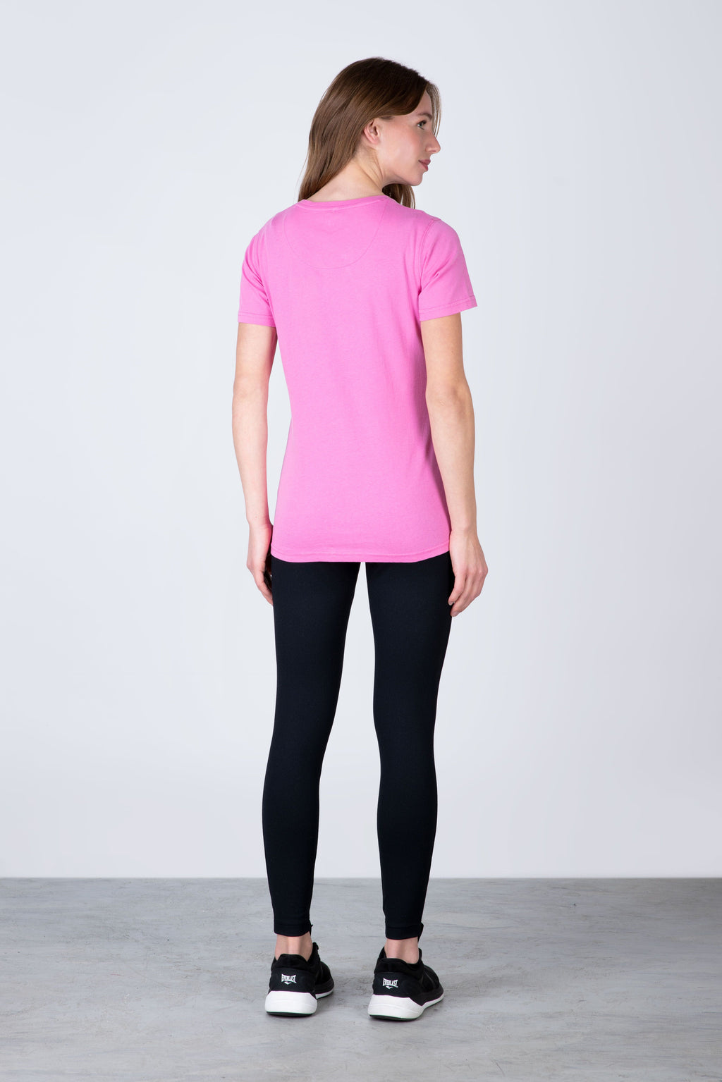 Polera Manga Corta Classic Rosado Everlast