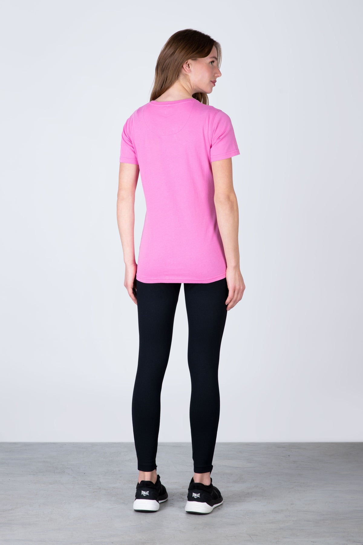 Polera Manga Corta Classic Rosado Everlast