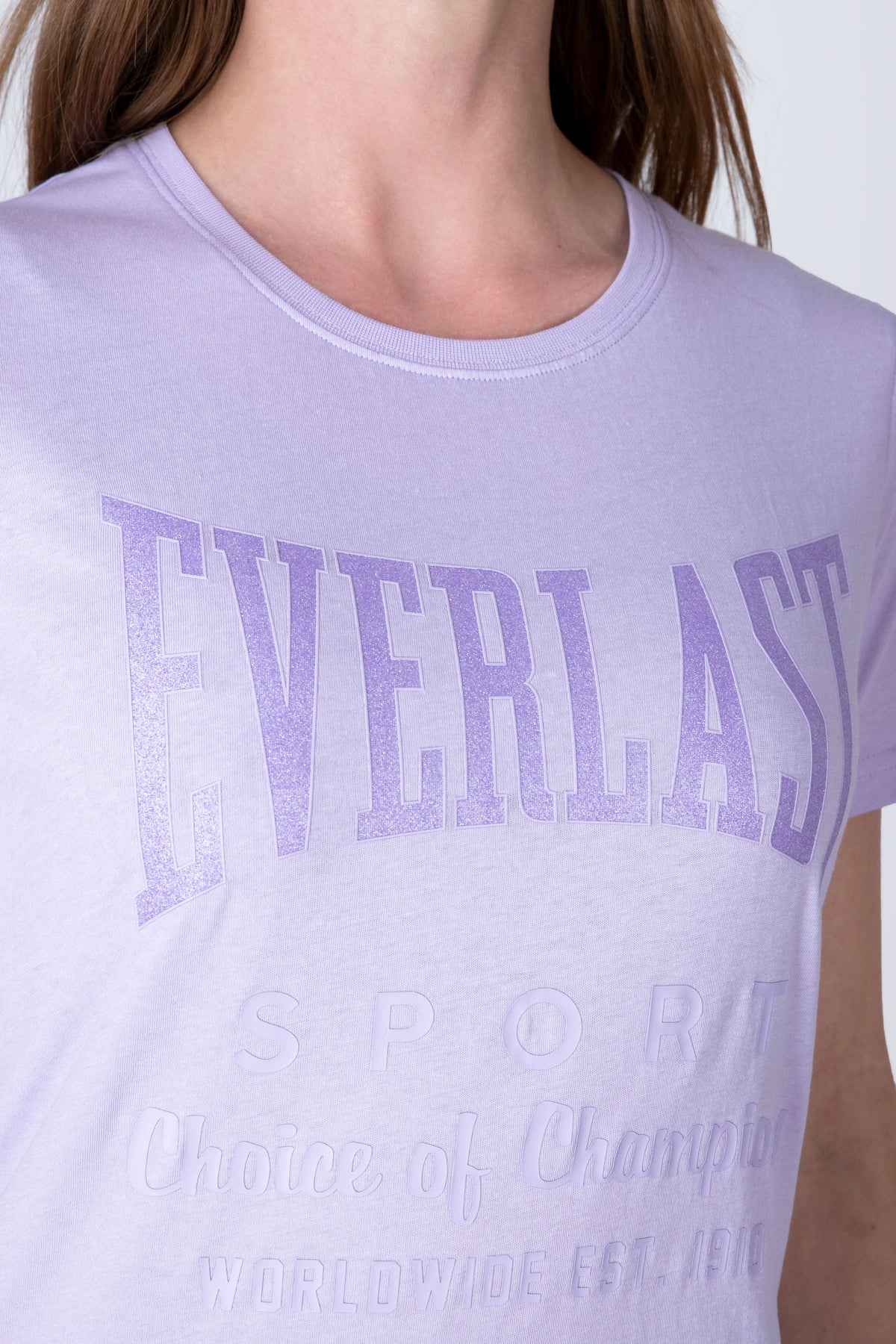 Polera Manga Corta Classic Morado Everlast