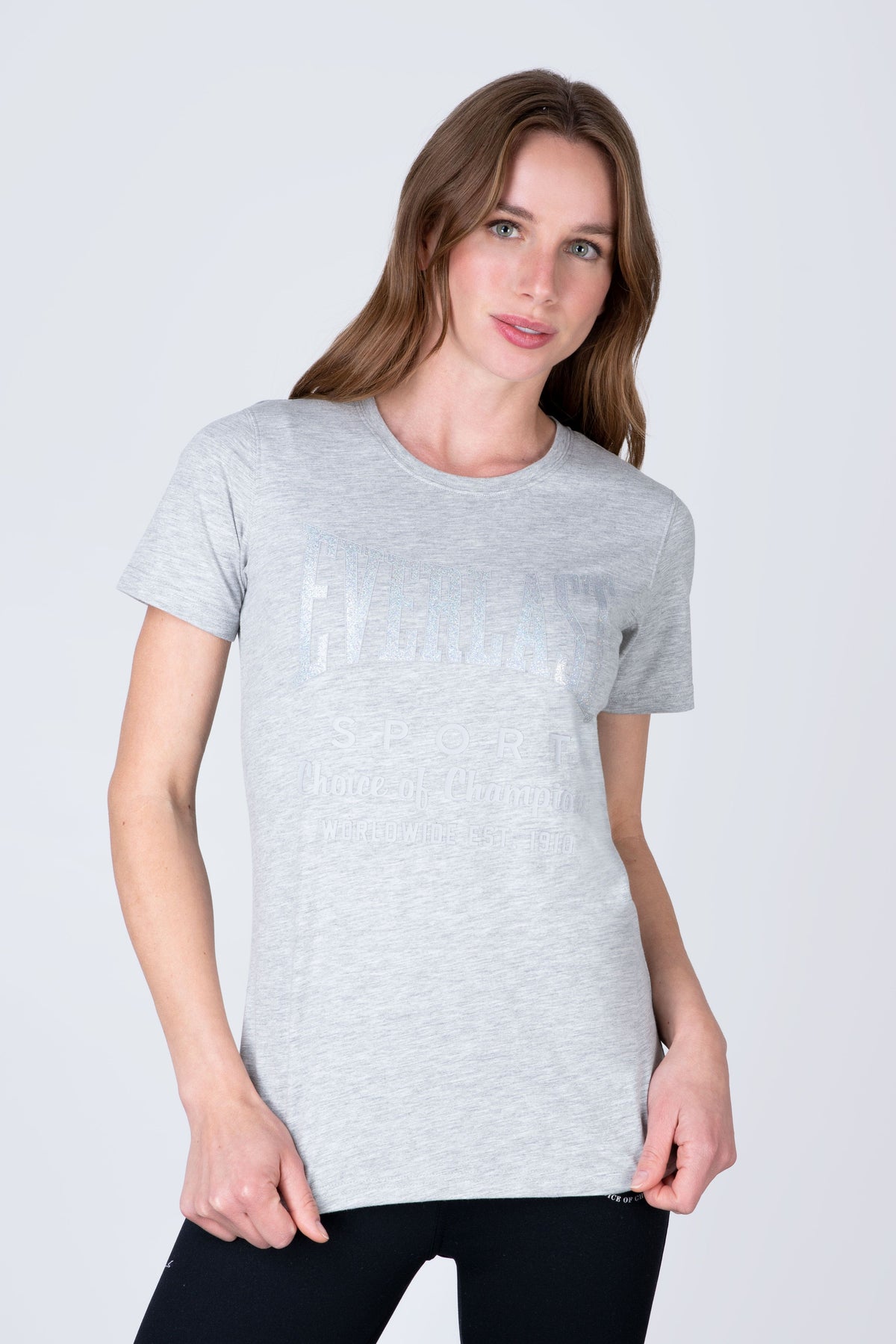 Polera Manga Corta Classic Gris Everlast