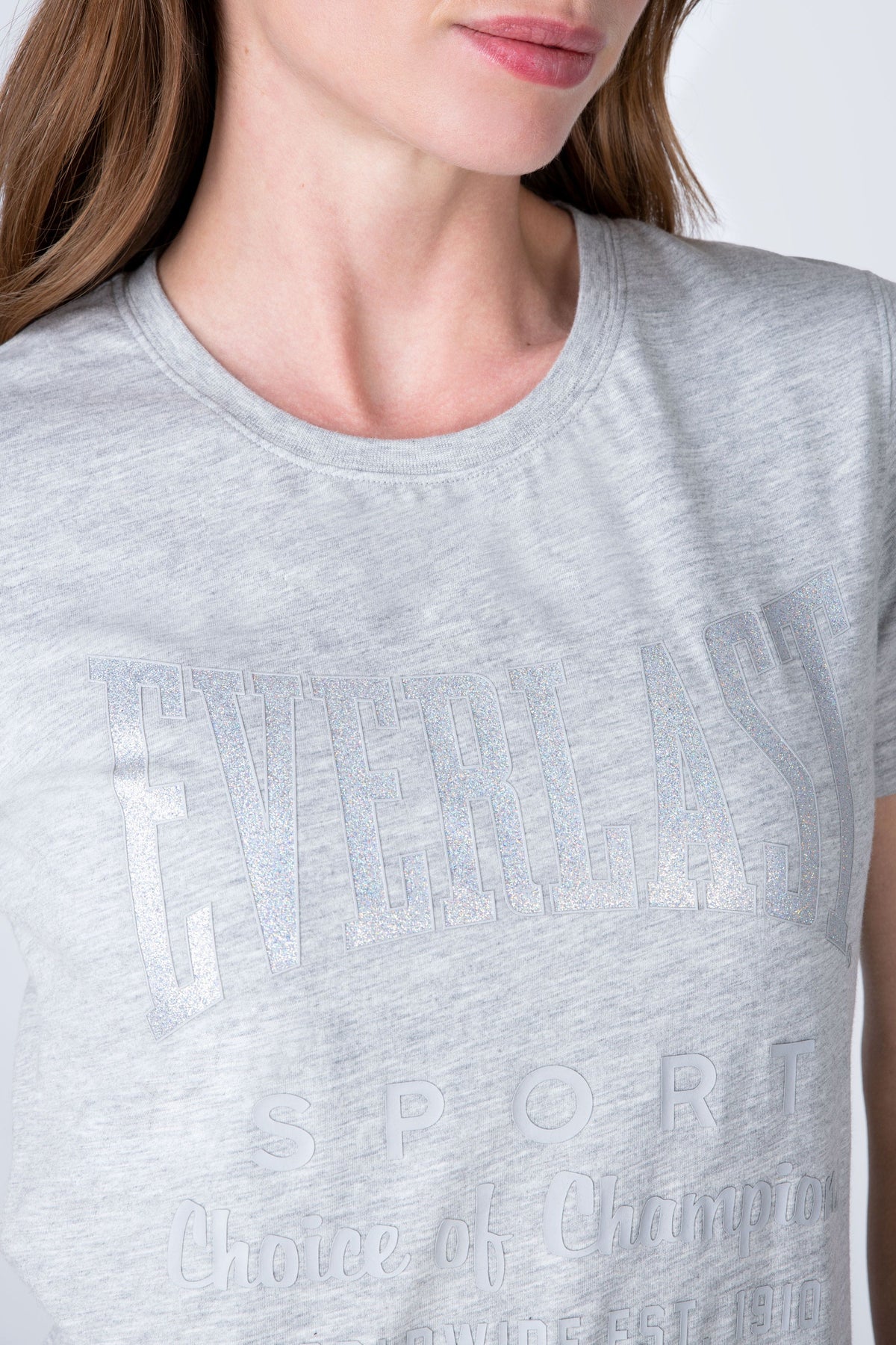 Polera Manga Corta Classic Gris Everlast