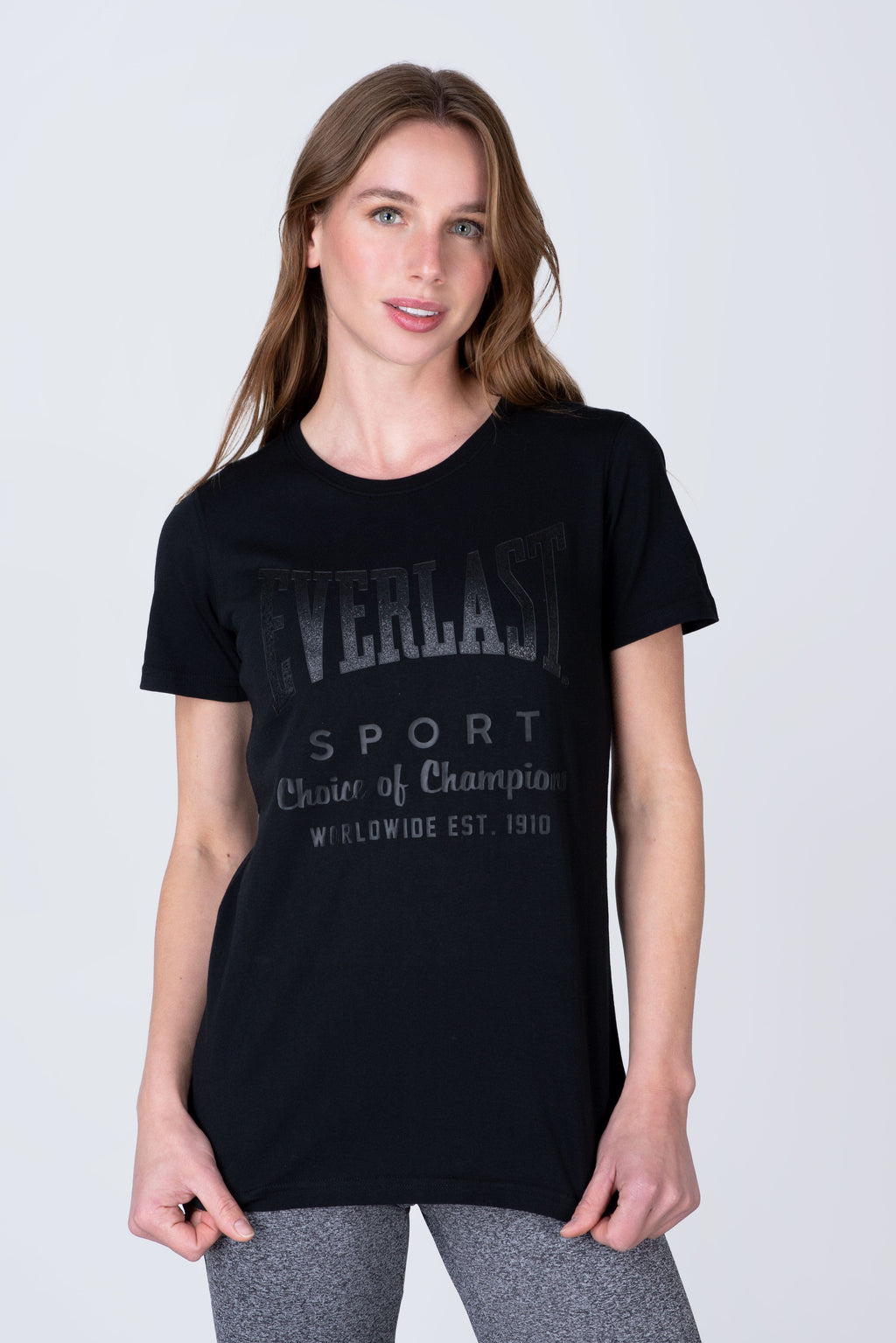 Polera Manga Corta Classic Negro Everlast