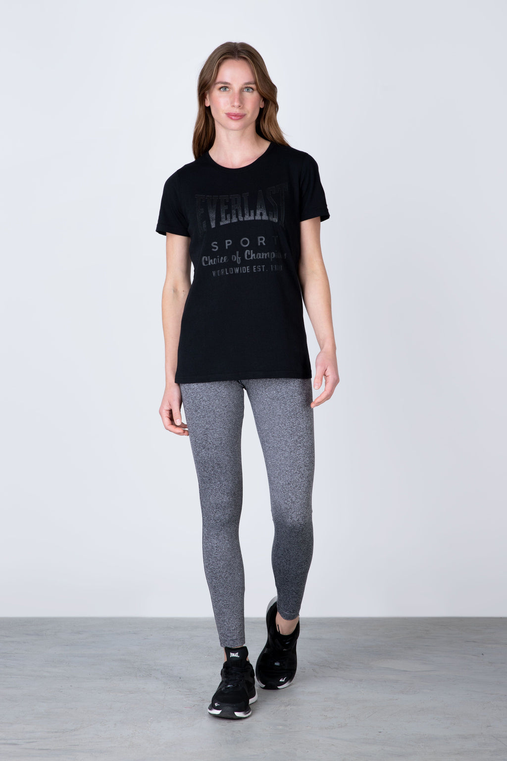 Polera Manga Corta Classic Negro Everlast