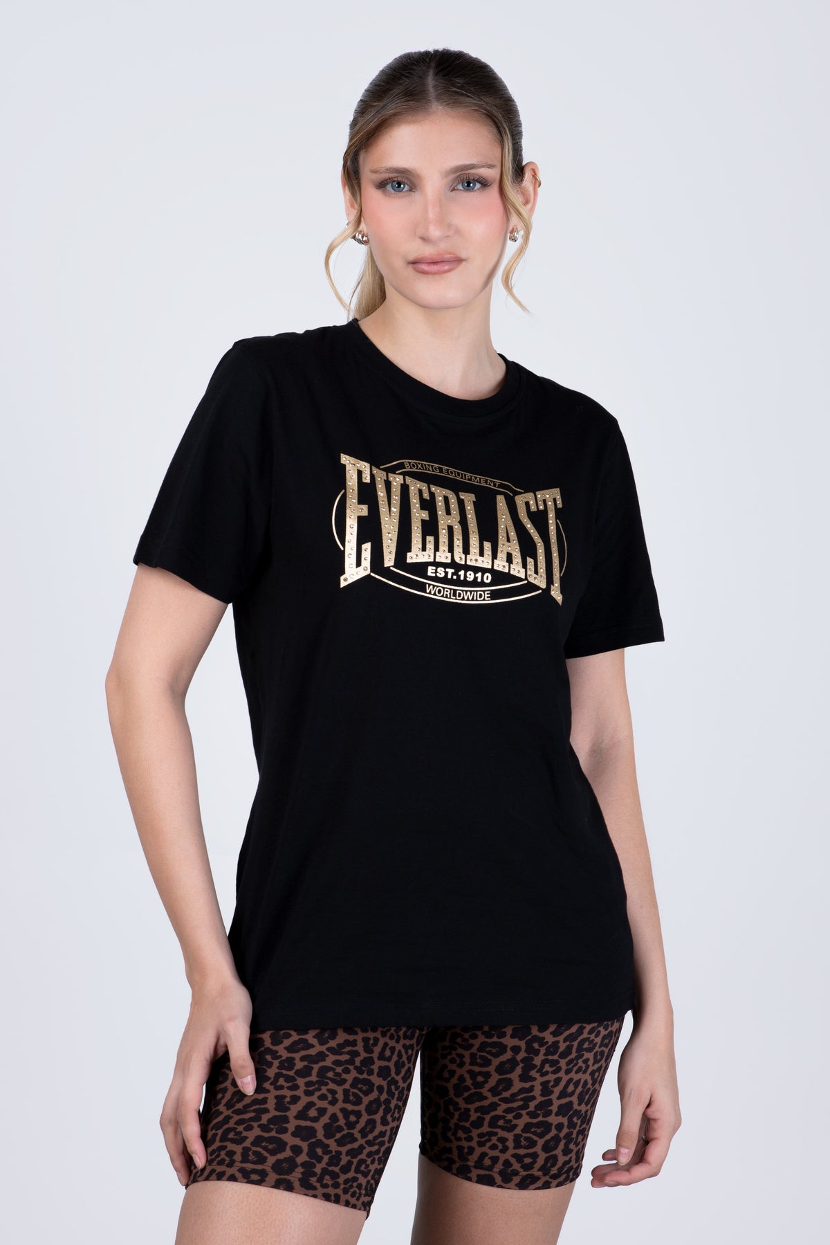 Polera Manga Corta Lexington Negro Everlast